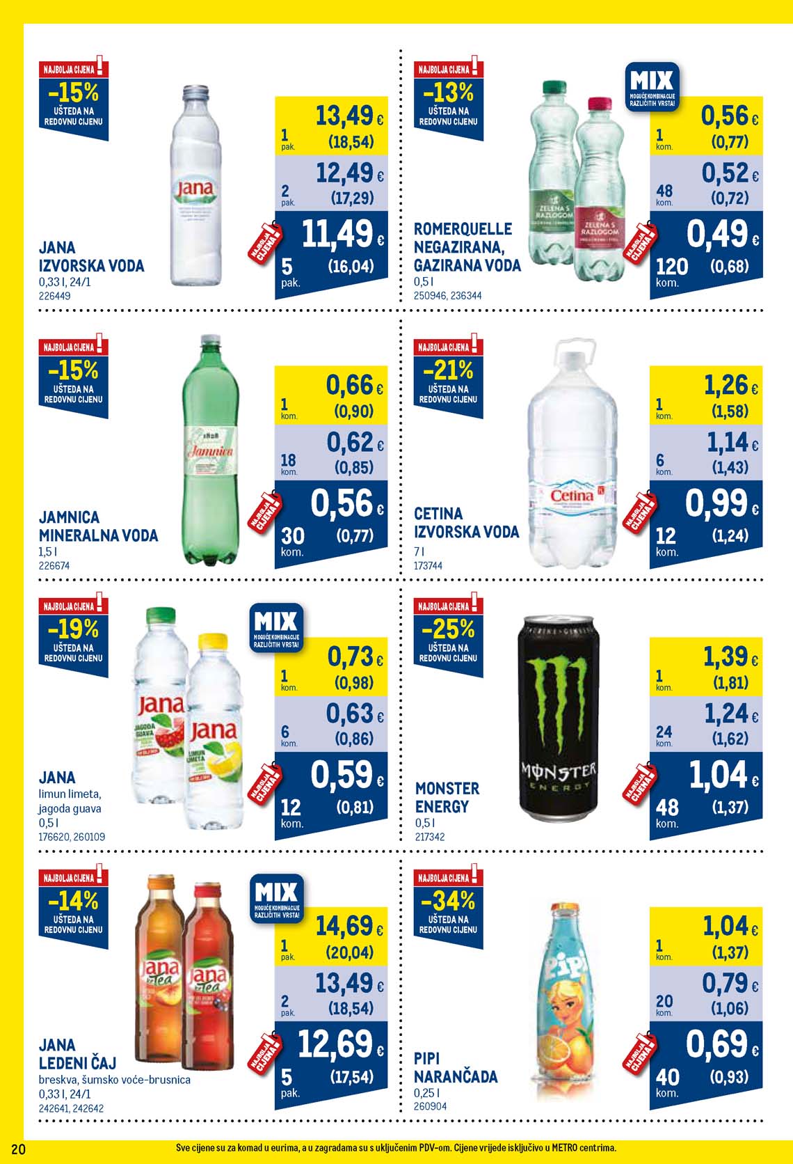 METRO AKCIJA - TEHNIKA SNIZENJE SNIZENJA  KATALOG AKCIJA